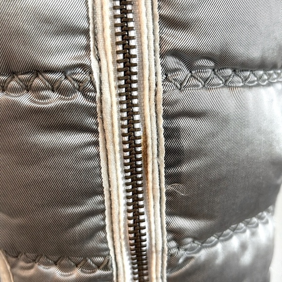 [Timberland] White Gray Leather Side Zip Knee High Winter Snow Boots Women’s 7.5 - Picture 12 of 14